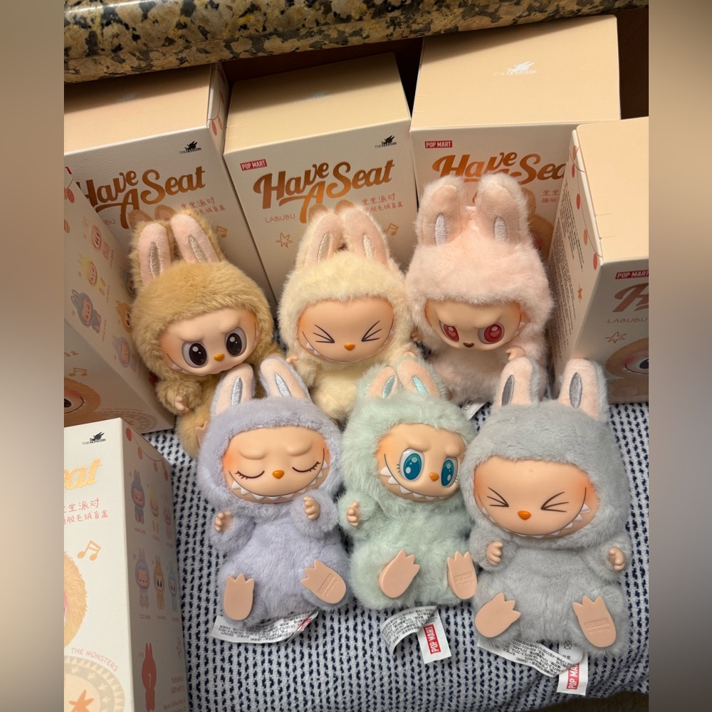 Have a Seat Sealed Labubus from Pop Now